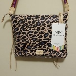 Purse - consuela blue jag down town cross body